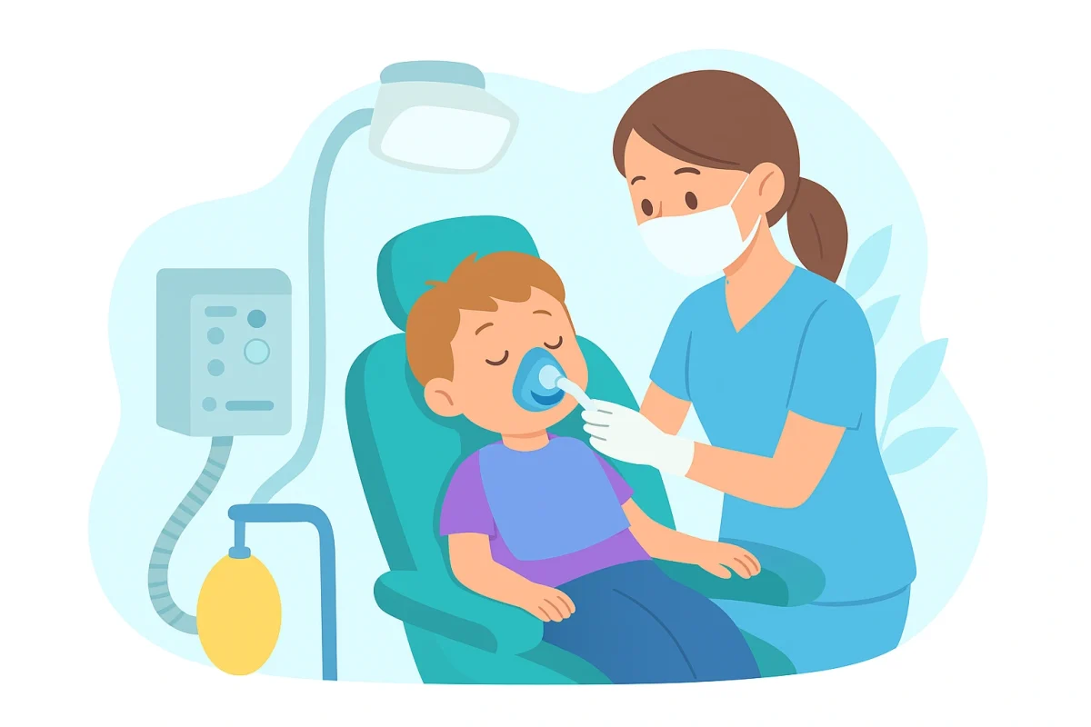 دندانپزشکی کودکان با بیهوشی در کرج